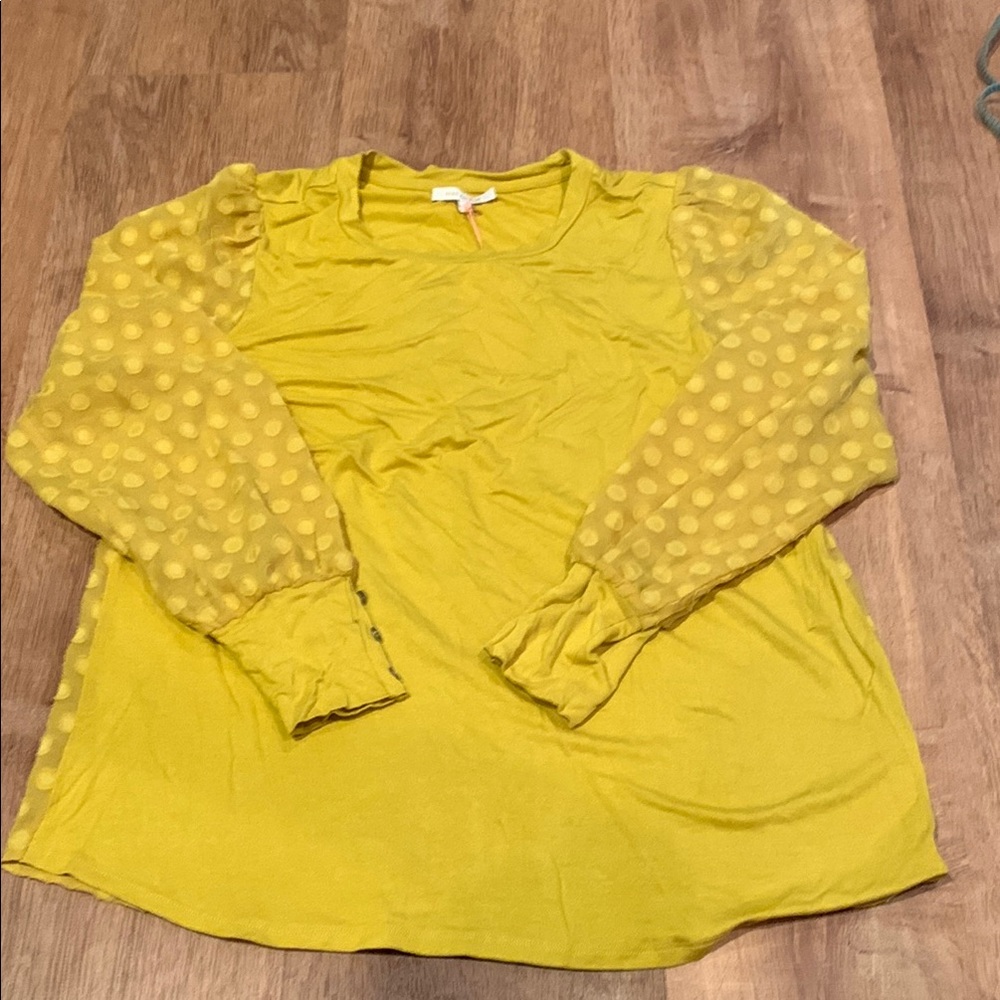 Skies are Blue Mustard Yellow Women's Top